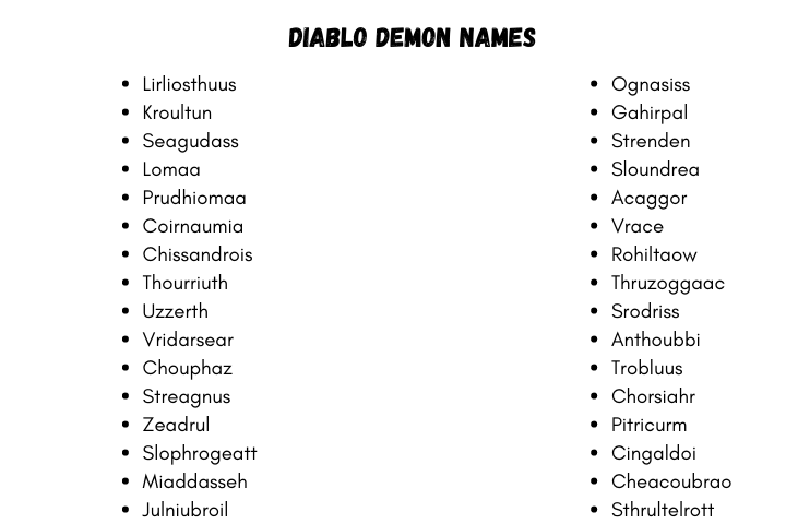 Check Out The Details About The Working Of The Demon Names Generator post thumbnail image